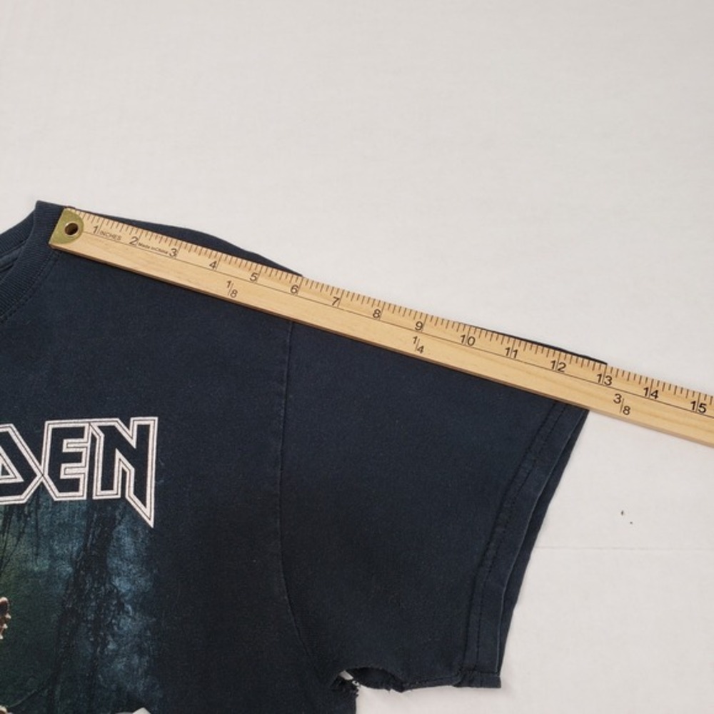 Iron Maiden T-Shirt Mens Medium Black Book of Souls 2016 World Tour Metal Rock - Picture 6 of 13